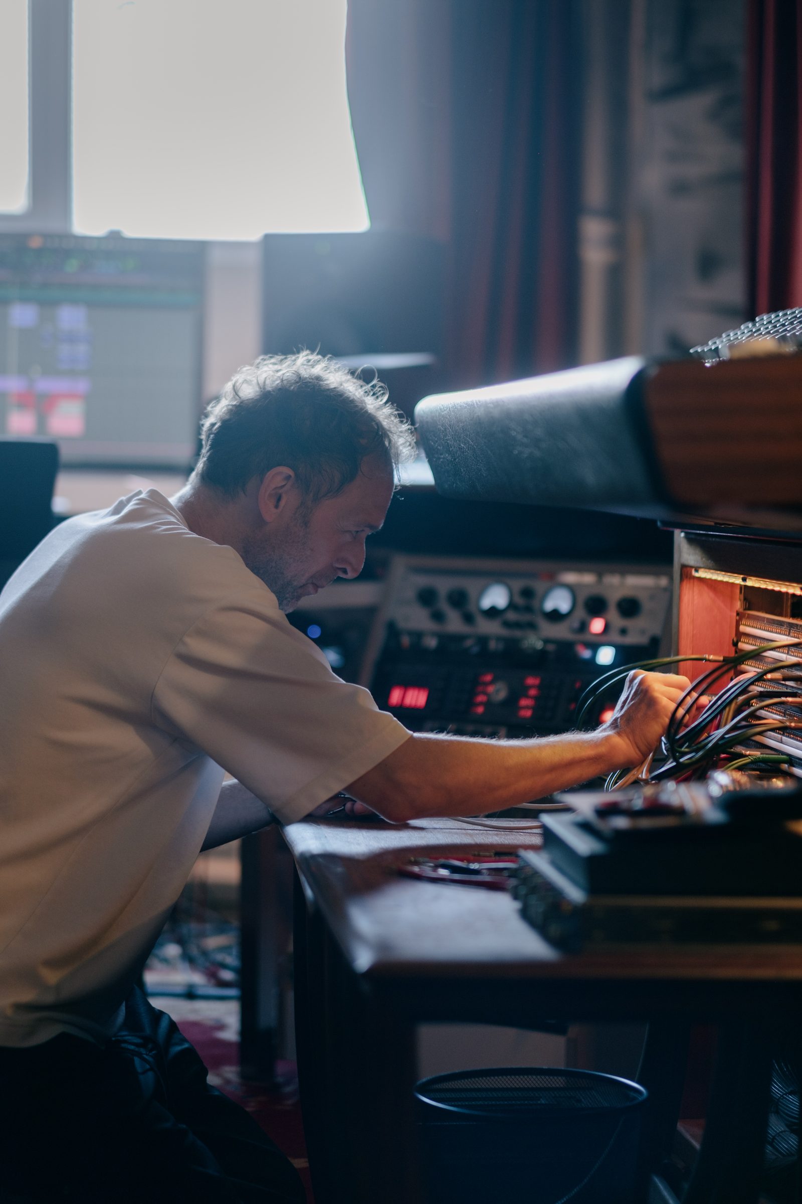 Patching in at the studio